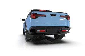 Hyundai Santa Cruz Mud Flap - Rally Armor - UR Series with Red Logo - Black - `22-`25 Hyundai Santa Cruz Mud Flap - Rally Armor - UR Series with Red Logo - Black - `22-`25